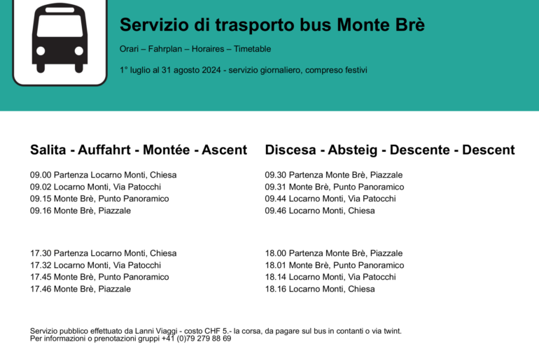 Autobus Monte Brè – Locarno-Monti